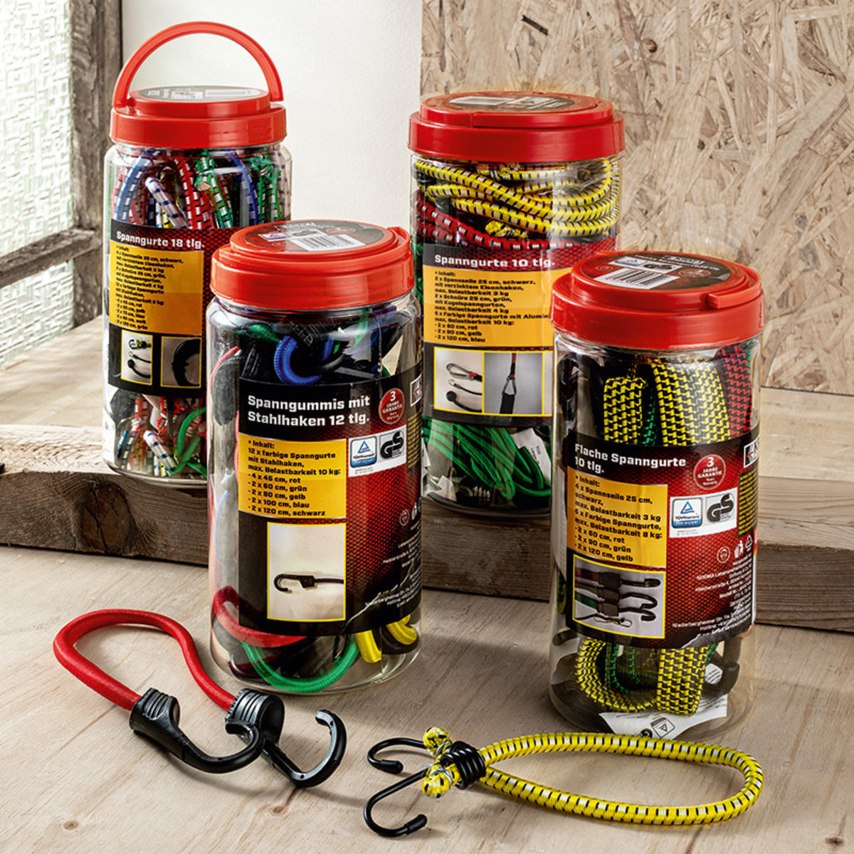 Bild 1 von Kraft Werkzeuge Spanngurt-Set