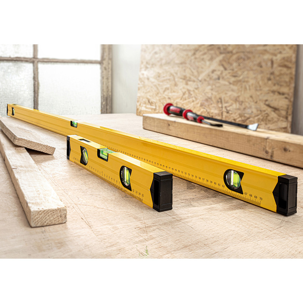 Bild 1 von Kraft Werkzeuge Aluminium-Wasserwaage / Richtlatte