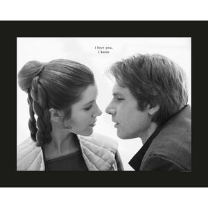 Komar Wandbild Star Wars Classic Leia Han Love Star Wars - Intro B/L: ca. 50x40 cm