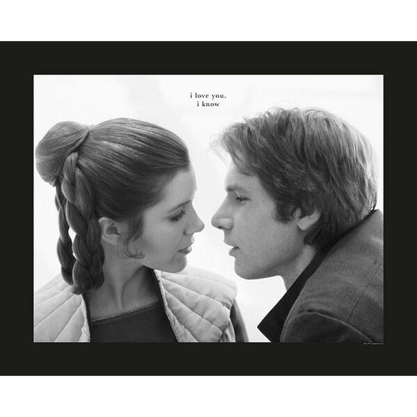 Bild 1 von Komar Wandbild Star Wars Classic Leia Han Love Star Wars - Intro B/L: ca. 50x40 cm