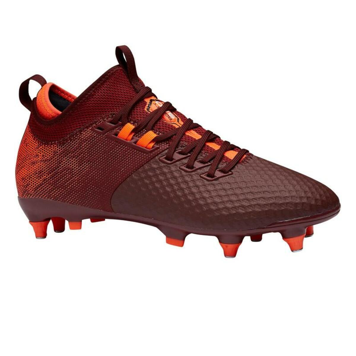 Bild 1 von KIPSTA Fussballschuhe Stollen Agility 900 Mesh Halbhoch SG Erwachsene bordeaux