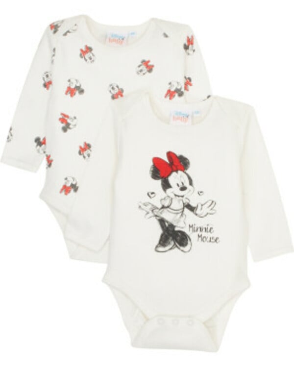 Bild 1 von Bodys
       
      2-er Pack, Minnie Mouse
     
      offwhite