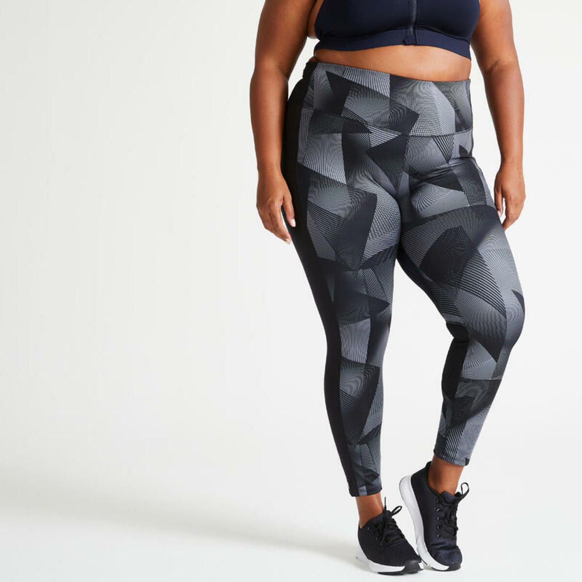 Bild 1 von DOMYOS Leggings Damen große Größen mit Smartphonetasche - FTI120L