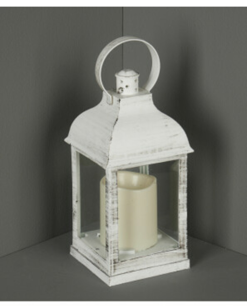 Bild 1 von Laterne
       
      mit LED-Kerze
     
      weiß