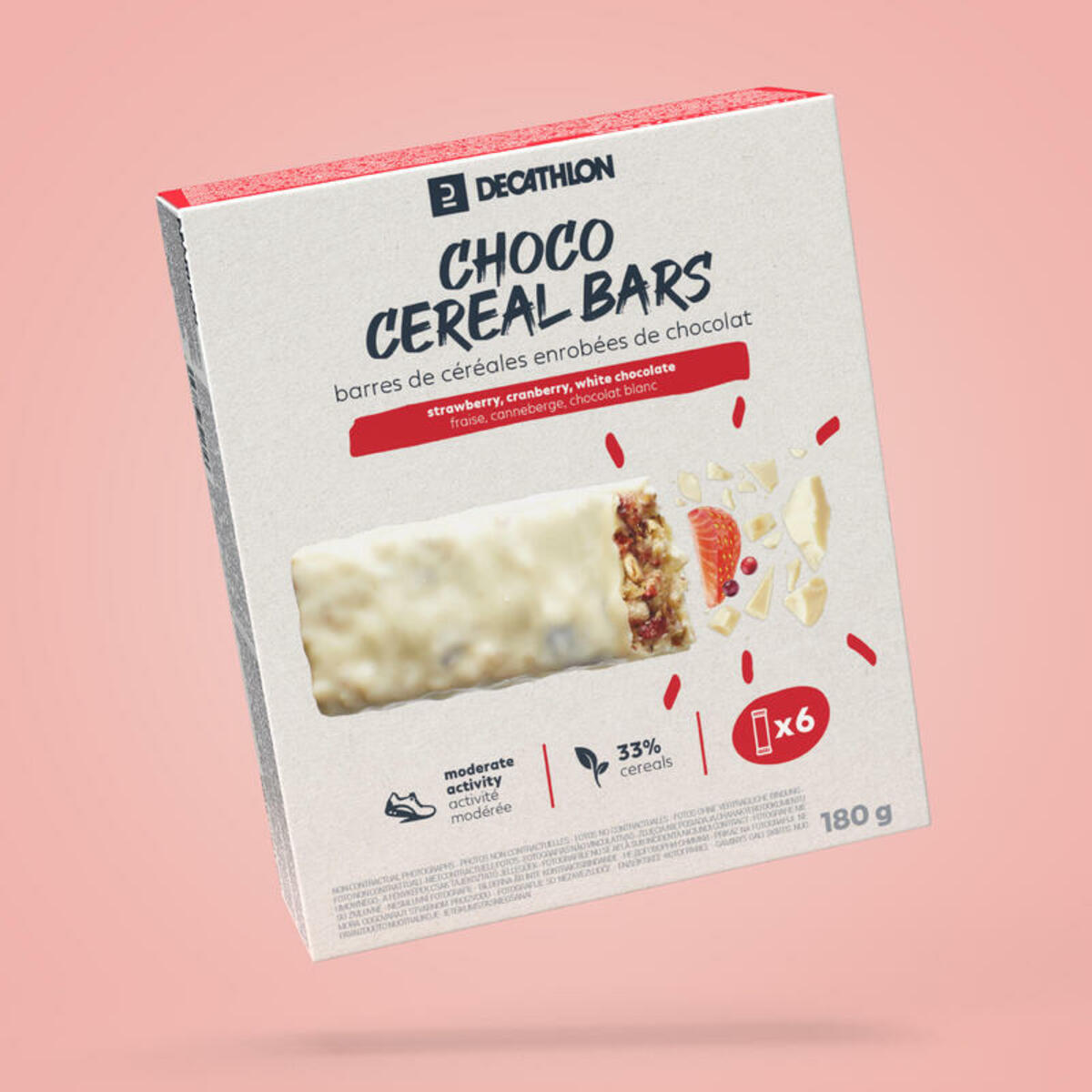 Bild 1 von DECATHLON Müsliriegel mit Überzug 6× Haselnuss