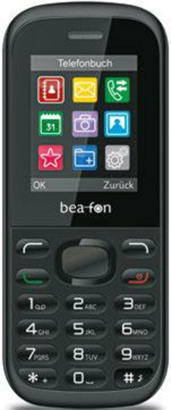 Bild 1 von BEAFON C70 Senioren-Handy Dual-Sim schwarz