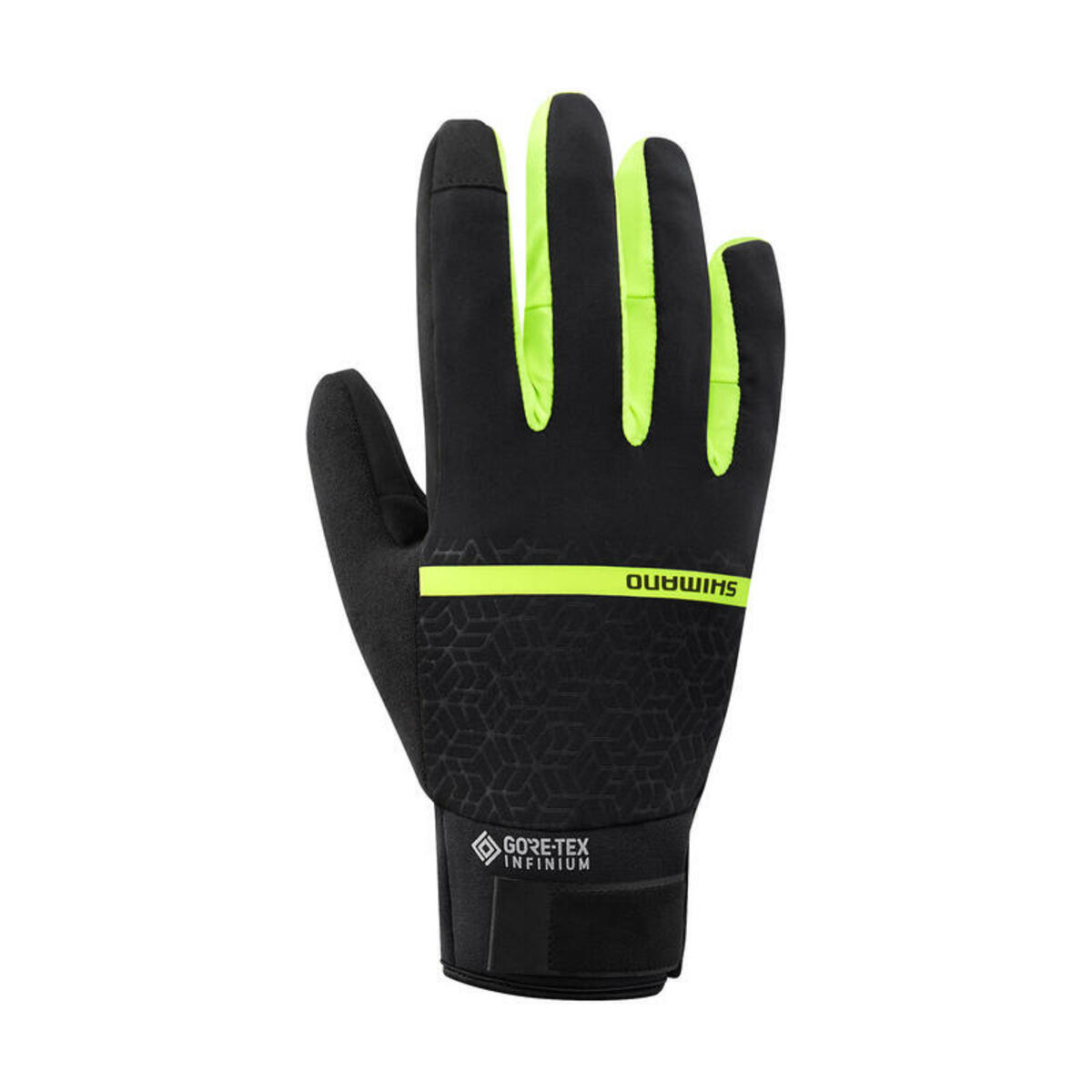 Bild 1 von SHIMANO Fahrradhandschuhe Shimano Gore-Tex Infinium WINDSTOPPER INSULATED sxhwarz/gelb