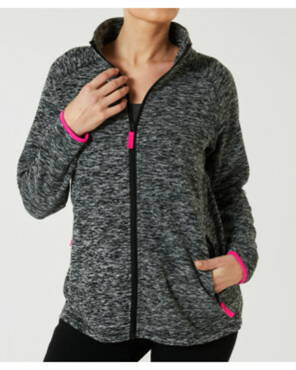 Bild 1 von Melierte Fleecejacke
       
      Janina, Reißverschluss
     
      schwarz melange