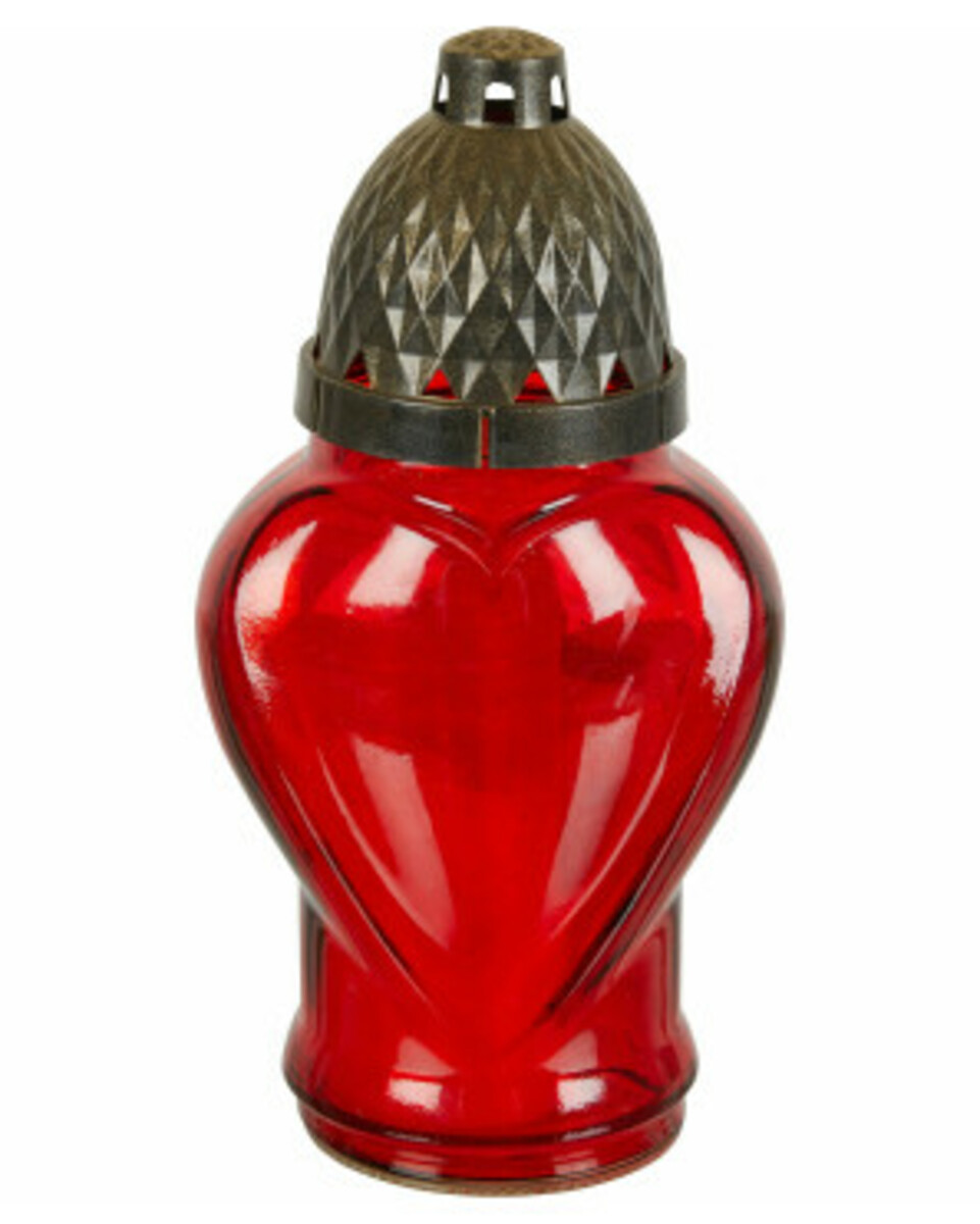 Bild 1 von Grablampe
       
      mit Kerze
     
      rot