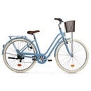 Bild 1 von ELOPS Refurbished - City Bike 26/28 Zoll Elops 520 LF Damen hellblau - HERVORRAGEND