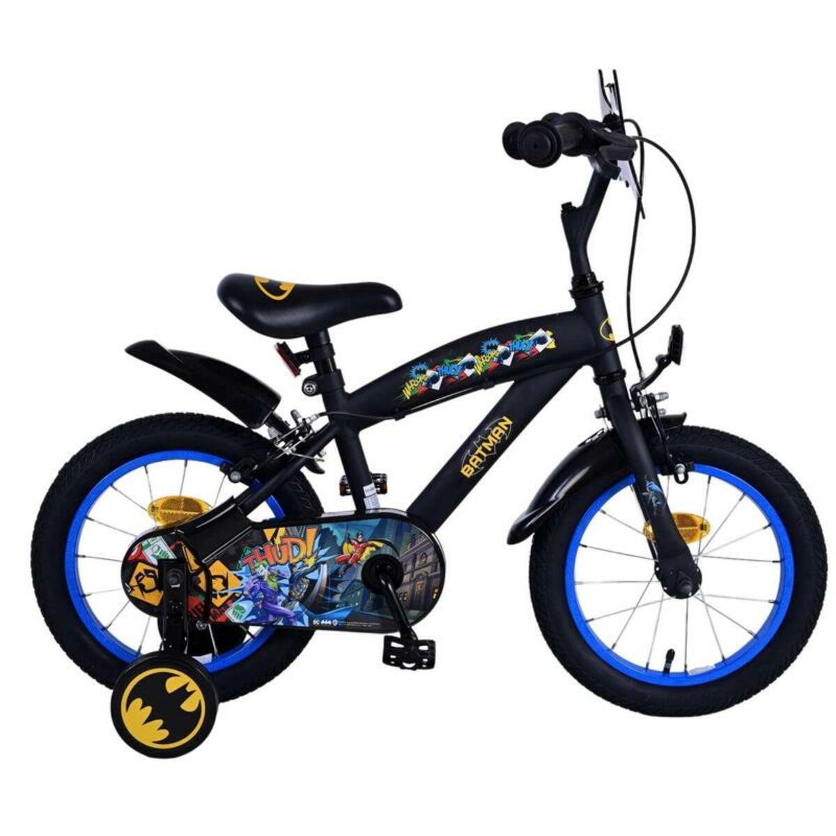 Bild 1 von VOLARE BICYCLES VOLARE BICYCLES Kinderfahrrad Batman 14 Zoll, ohne Rücktrittbremse