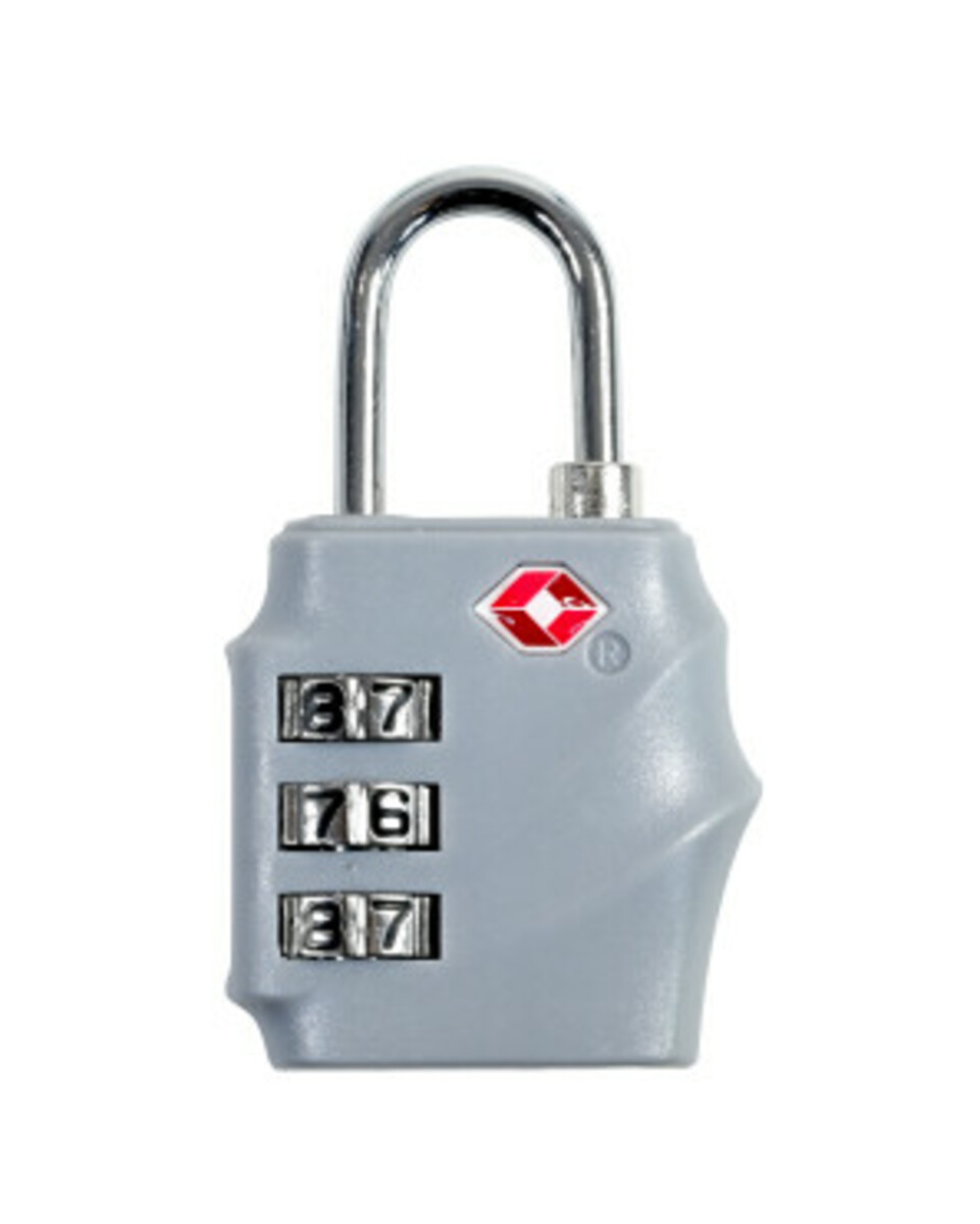 Bild 1 von TSA-Kofferschloss
       
      3 Zahlenräder
     
      grau