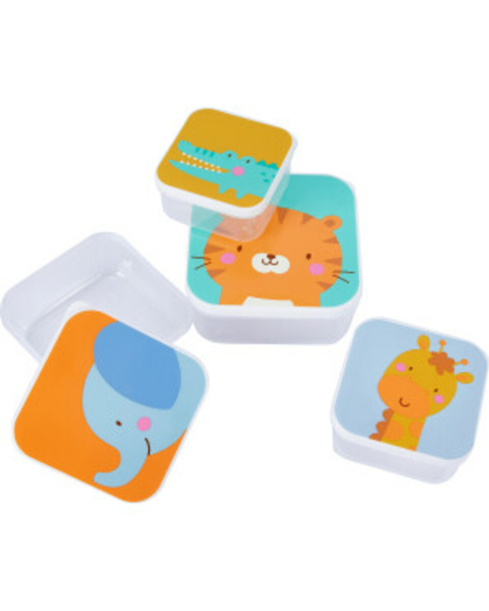 Bild 1 von Frischhaltedosen mit süßen Motiven
       
      4-tlg. Set
     
      bunt