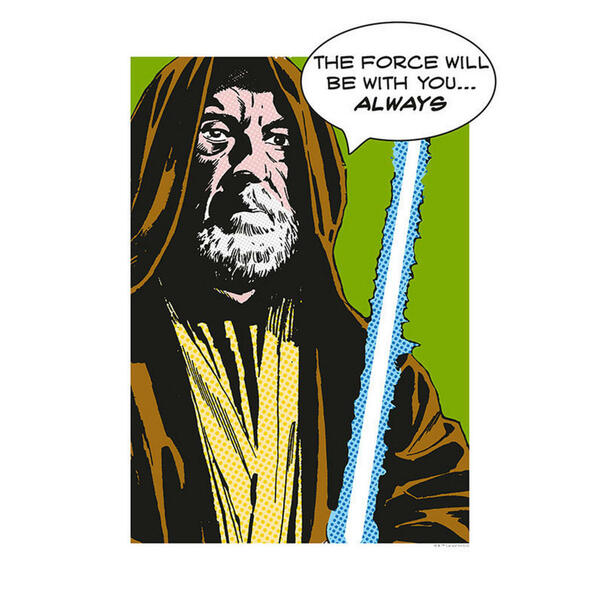 Bild 1 von Komar Wandbild Star Wars Classic Comic Quote Obi W Star Wars B/L: ca. 30x40 cm
