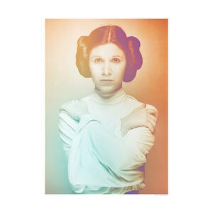 Komar Wandbild Star Wars Classic Icons Color Leia Star Wars B/L: ca. 30x40 cm