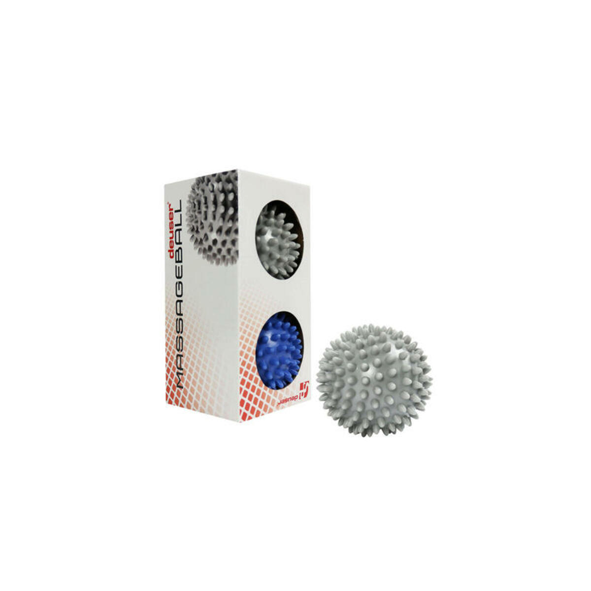 Bild 1 von DEUSER MASSAGEBALL SET Ø 7 CM GRAU/BLAU DEUSER®