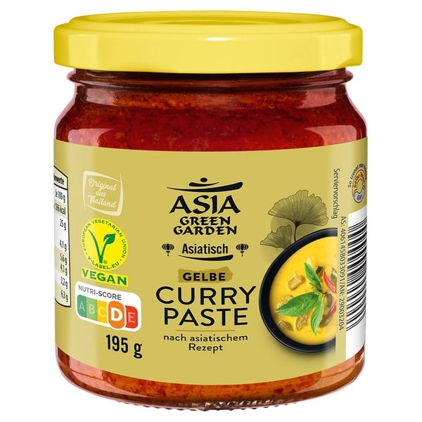 Bild 1 von ASIA GREEN GARDEN Currypaste 195 g