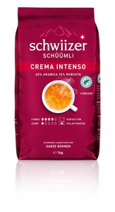 Schwiizer Schüümli Crema Intenso Kaffeebohnen (1 kg)