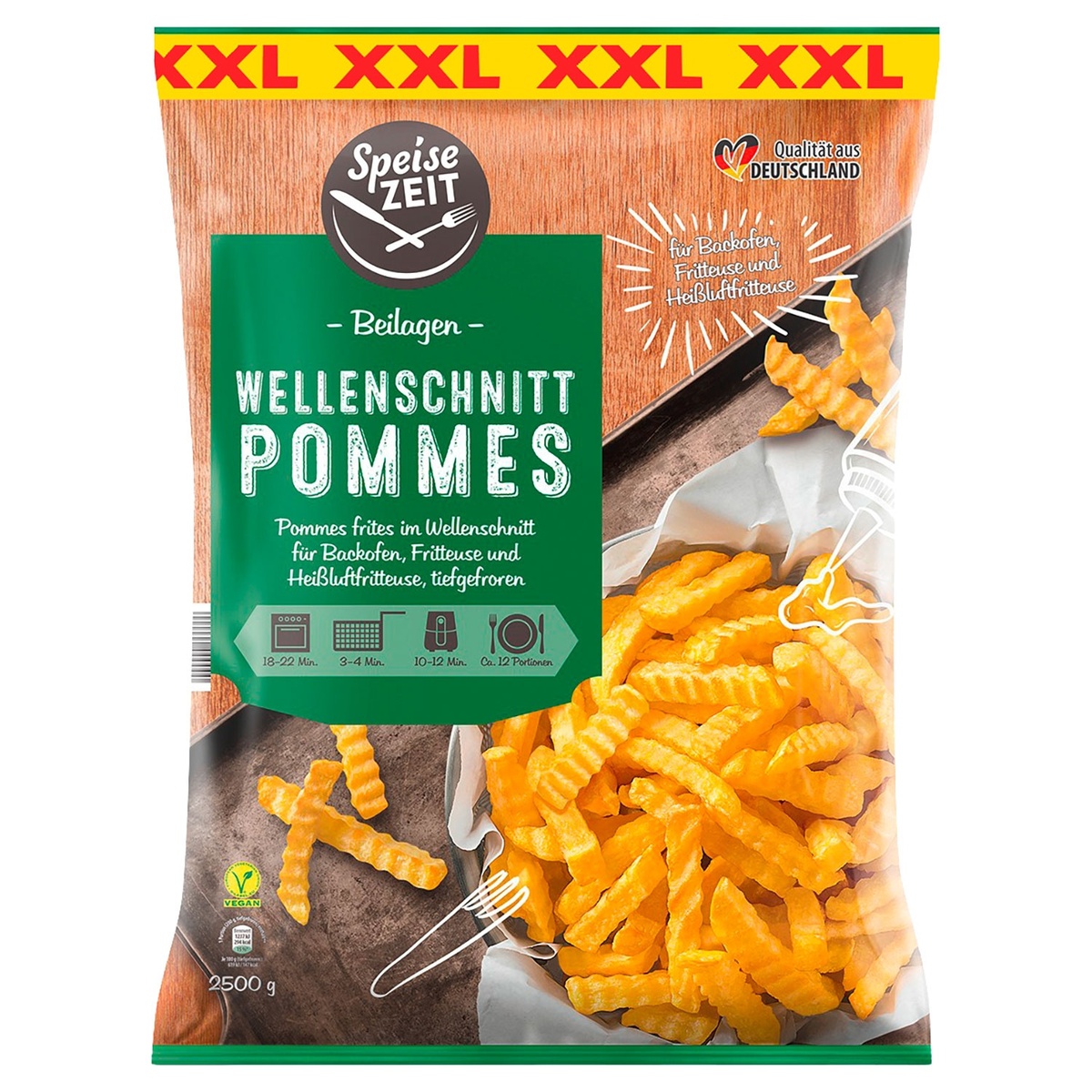 Bild 1 von SPEISEZEIT Pommes Frites oder Wellenschnittpommes 2,5 kg