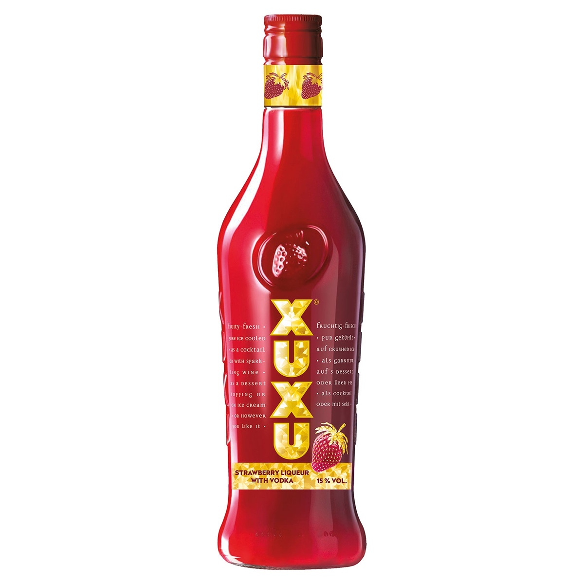 Bild 1 von XUXU Erdbeerlikör mit Vodka 0,7 l