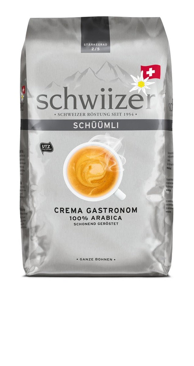 Bild 1 von Schwiizer UTZ Schüümli Gastronom ganze Bohnen (1 kg)