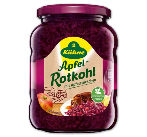 Bild 1 von KÜHNE Rotkohl oder Apfelrotkohl*