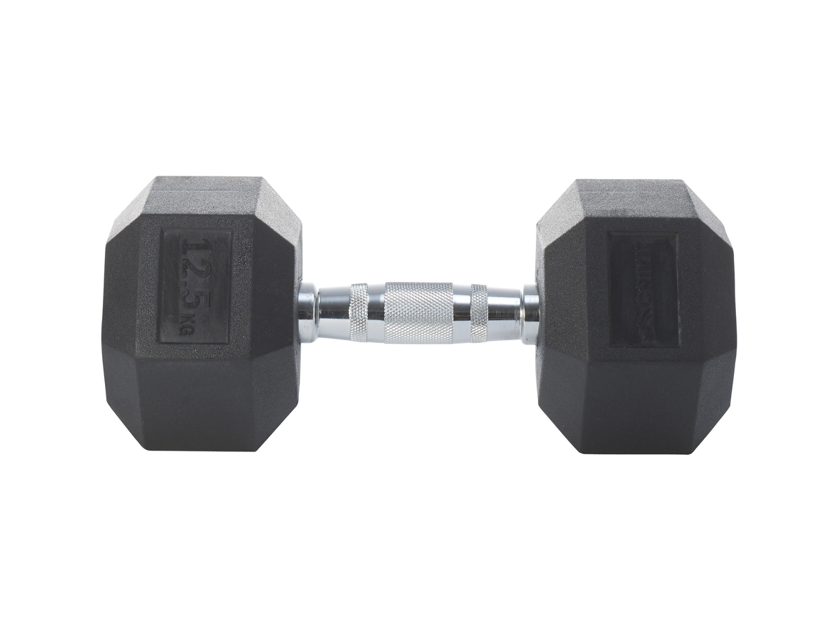 Bild 1 von CRIVIT Hexagonhantel, 12,5 kg, mit gusseisernem Kern