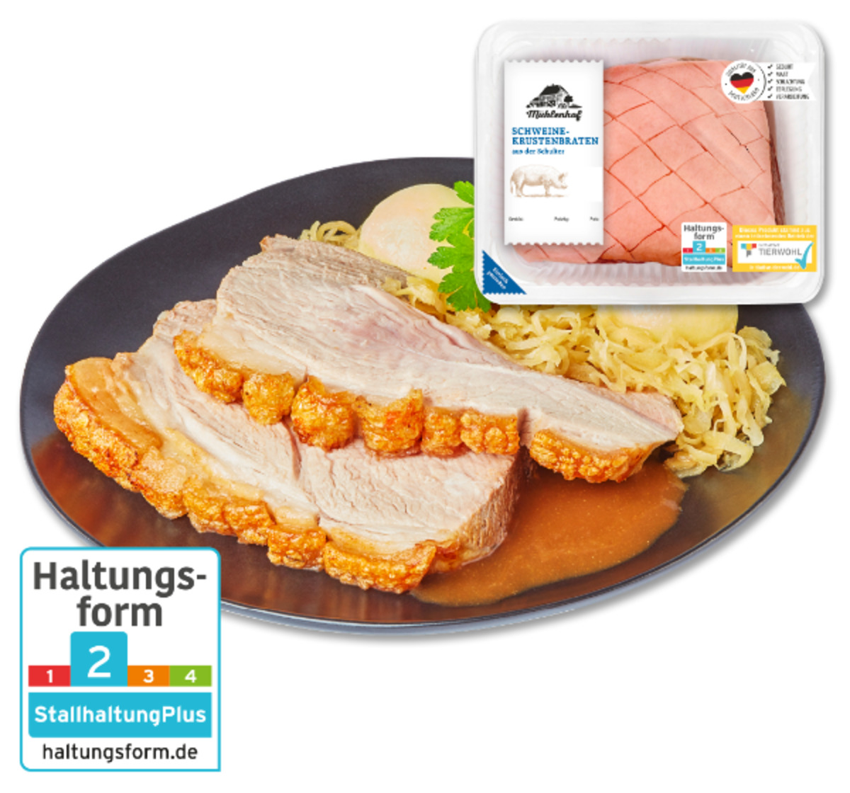 Bild 1 von MÜHLENHOF Frischer Schweine-Krustenbraten*