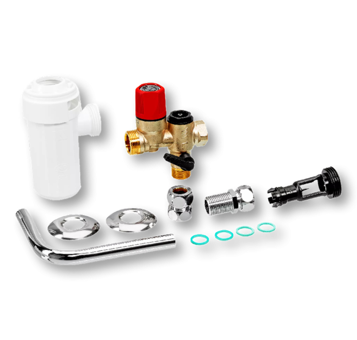 Bild 1 von Sicherheitsgruppe und Siphon »00423« für Hängespeicher