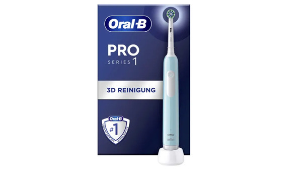 Bild 1 von Oral-B Cross Action Elektrische Zahnbürste Pro 1 Caribbean Blue