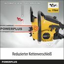 Bild 4 von Powerplus Benzin Kettensäge POWXG10211 - Benzin Säge 37,2 cc, mit 400 mm Schwert & 300 ml Kraftstoff