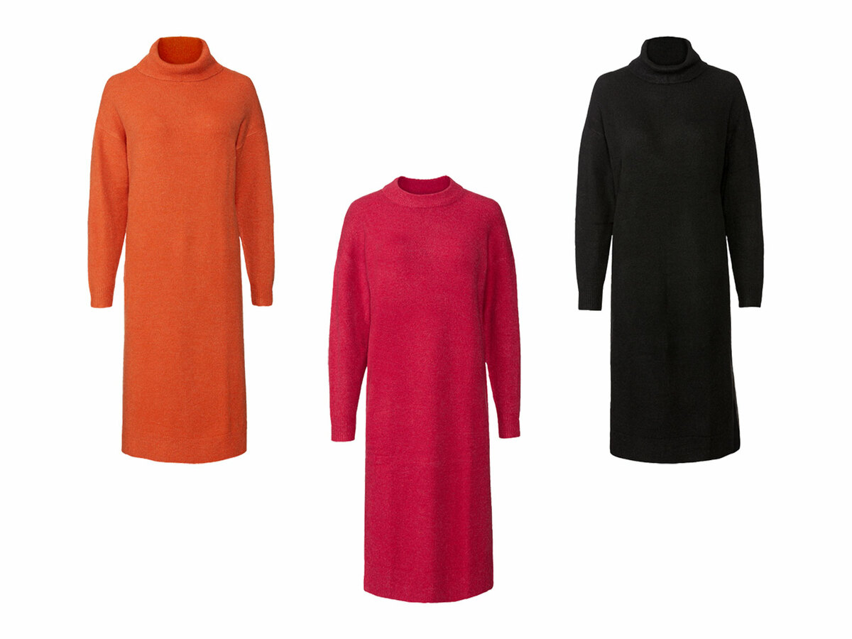 Bild 1 von esmara® Damen Grobstrick Pulloverkleid im Oversize-Look