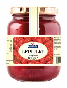 Dänische Konfitüre 'Erdbeere'