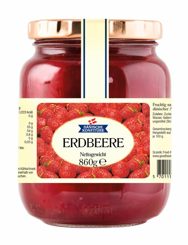 Bild 1 von Dänische Konfitüre 'Erdbeere'