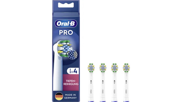 Bild 1 von Oral-B Aufsteckbürsten Pro Tiefenreinigung 4 Stück