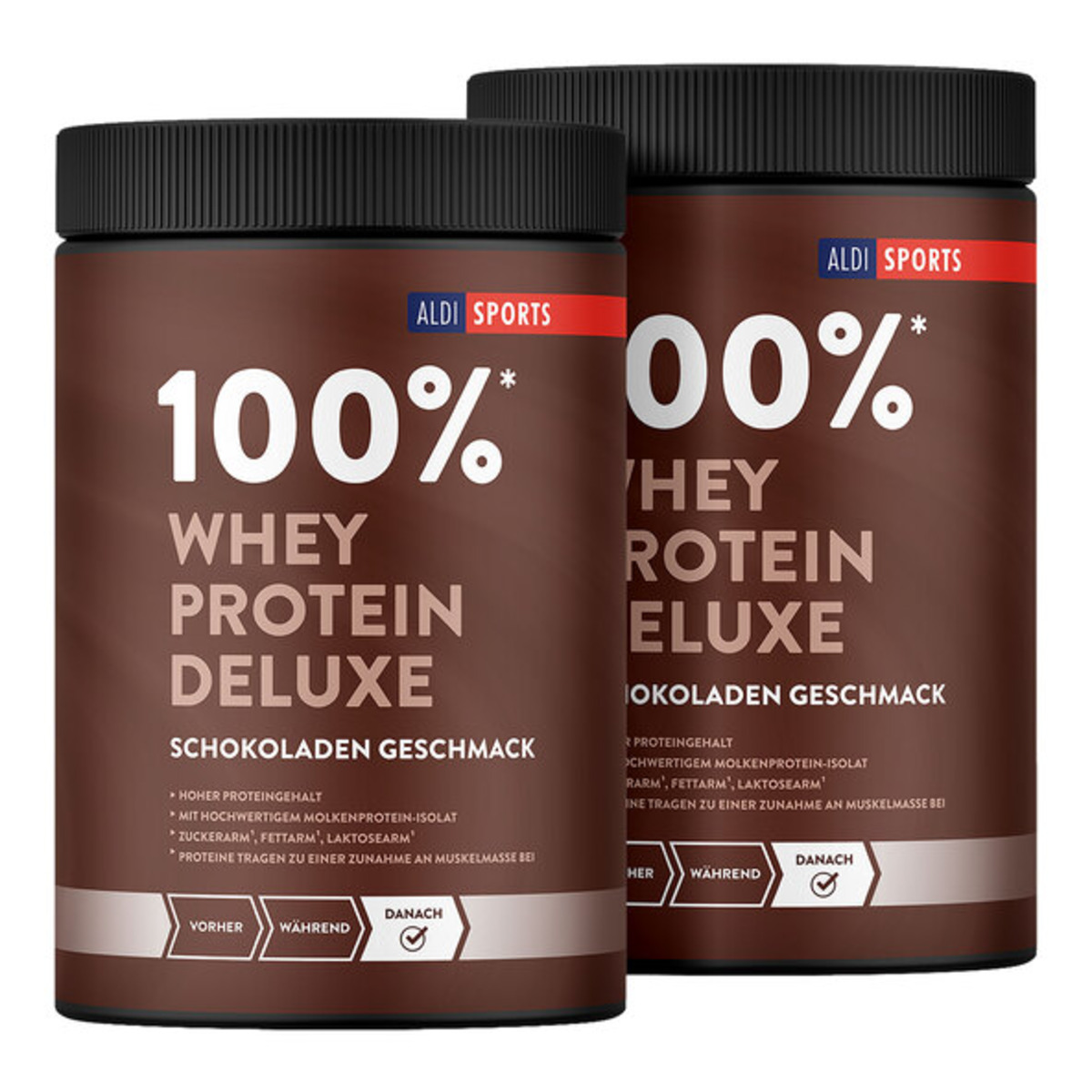 Bild 1 von Whey Protein Deluxe 2er Set Schoko (2x 420g = 840g)