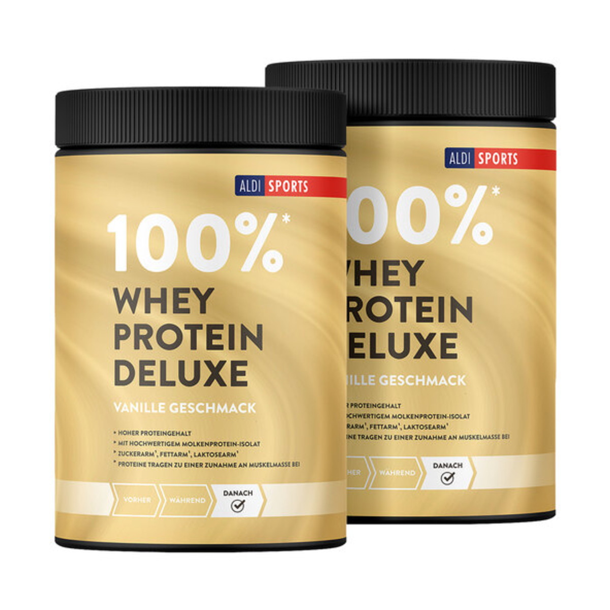 Bild 1 von Whey Protein Deluxe 2er Set Vanille (2x 420g = 840g)