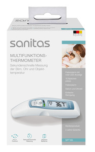 IDEENWELT Sanitas Multifunktions-Thermometer SFT 65