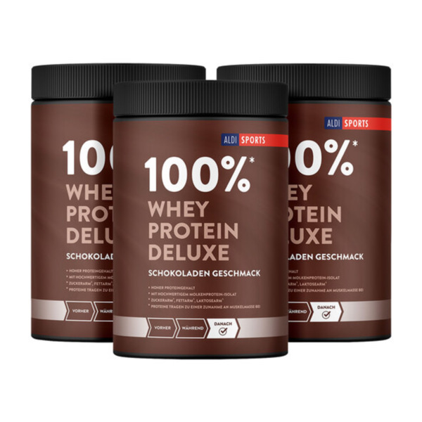 Bild 1 von Whey Protein Deluxe 3er Set Schoko (3x 420g = 1.260g)