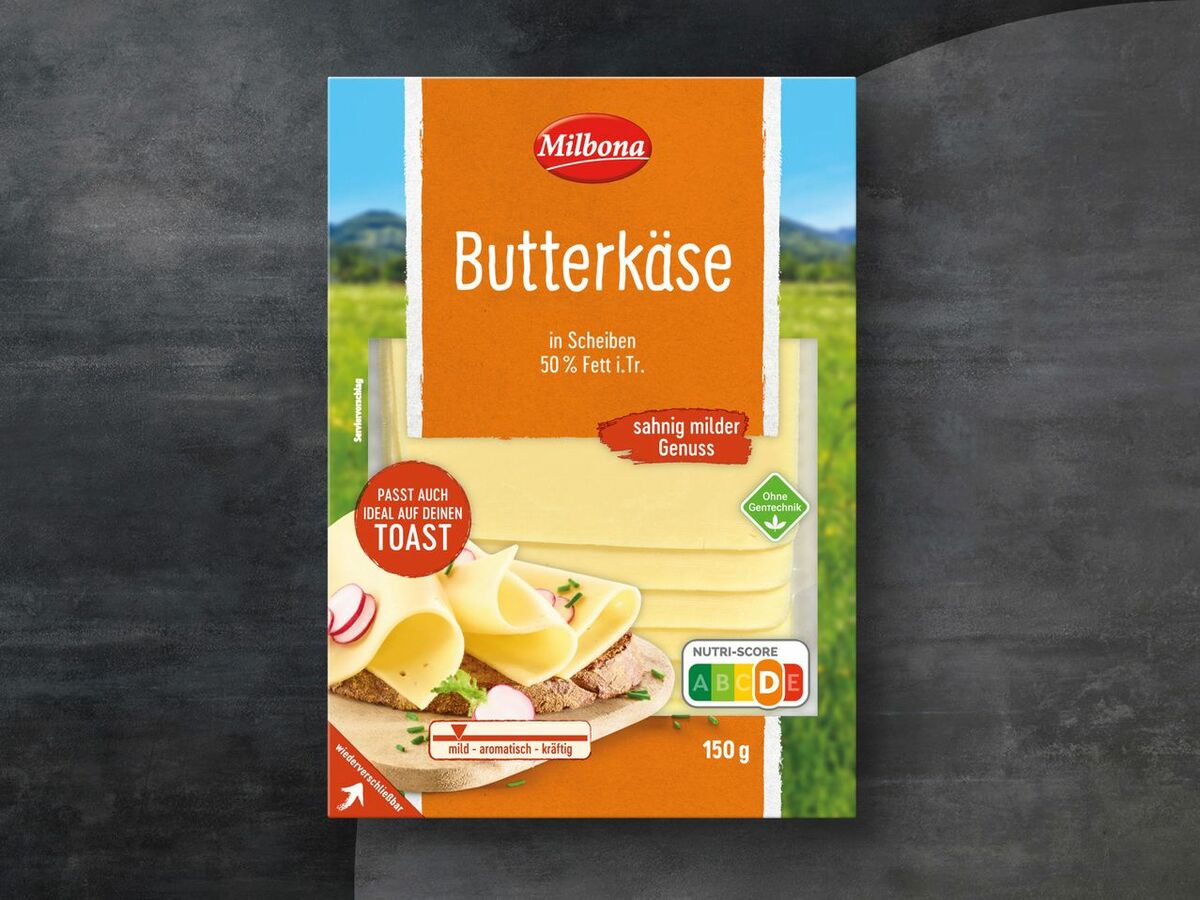 Bild 1 von Milbona Käsescheiben, 
         150 g