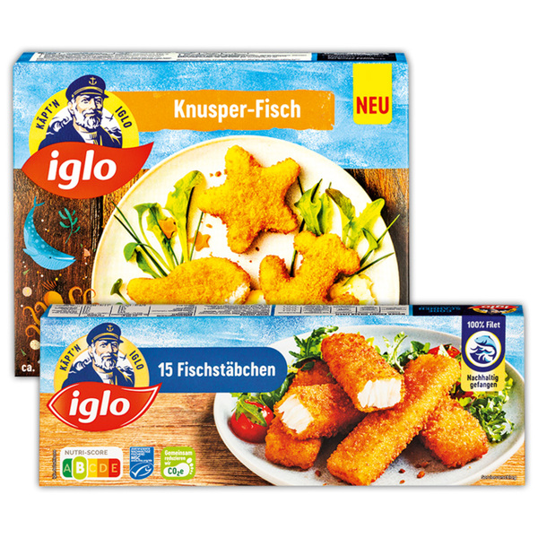 Bild 1 von Iglo Fischstäbchen / Knusper-Fisch