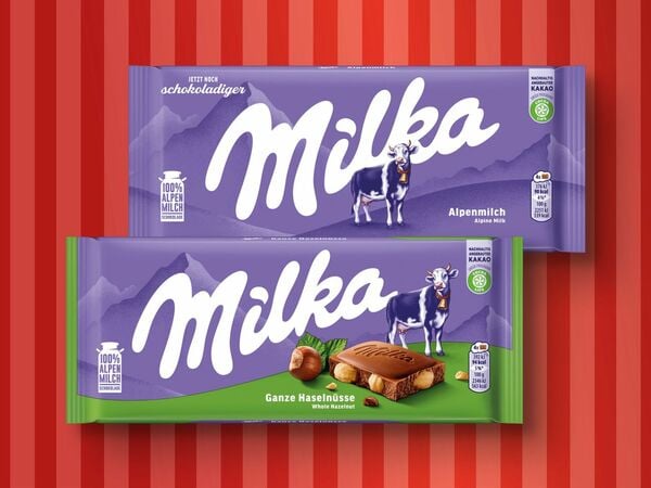 Bild 1 von Milka Tafelschokolade, 
         100/92/90/87/85 g