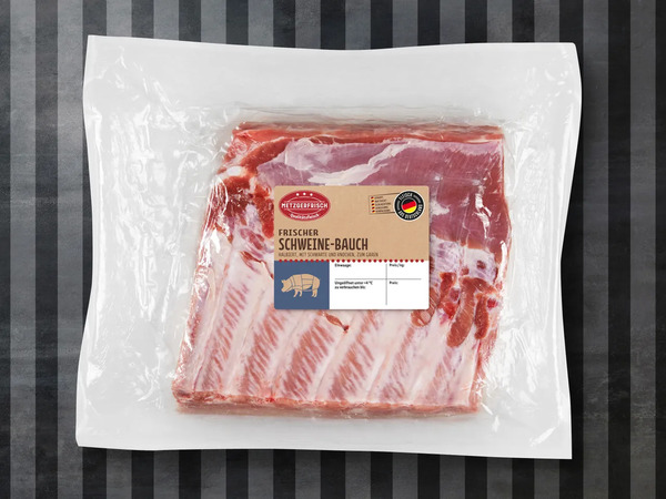 von ansehen! Frischer Schweine-Bauch Metzgerfrisch 3,99 Lidl € für