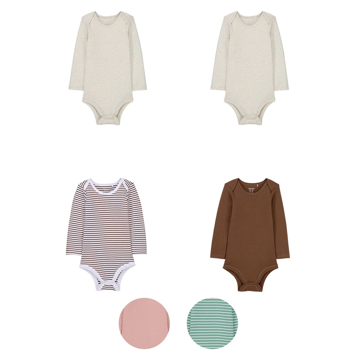 Bild 1 von LILY & DAN Baby-Body, 4er-Set