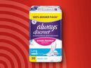 Bild 1 von Always Discreet Hygieneeinlagen, 
         20/24/16/32 Stück