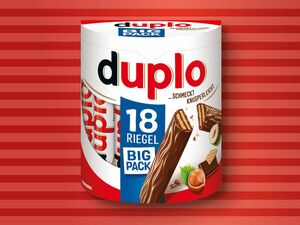 Ferrero Duplo/Kinder Riegel, 
         327,6/378 g
