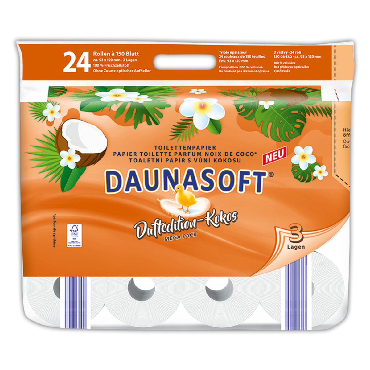 Bild 1 von Daunasoft Toilettenpapier