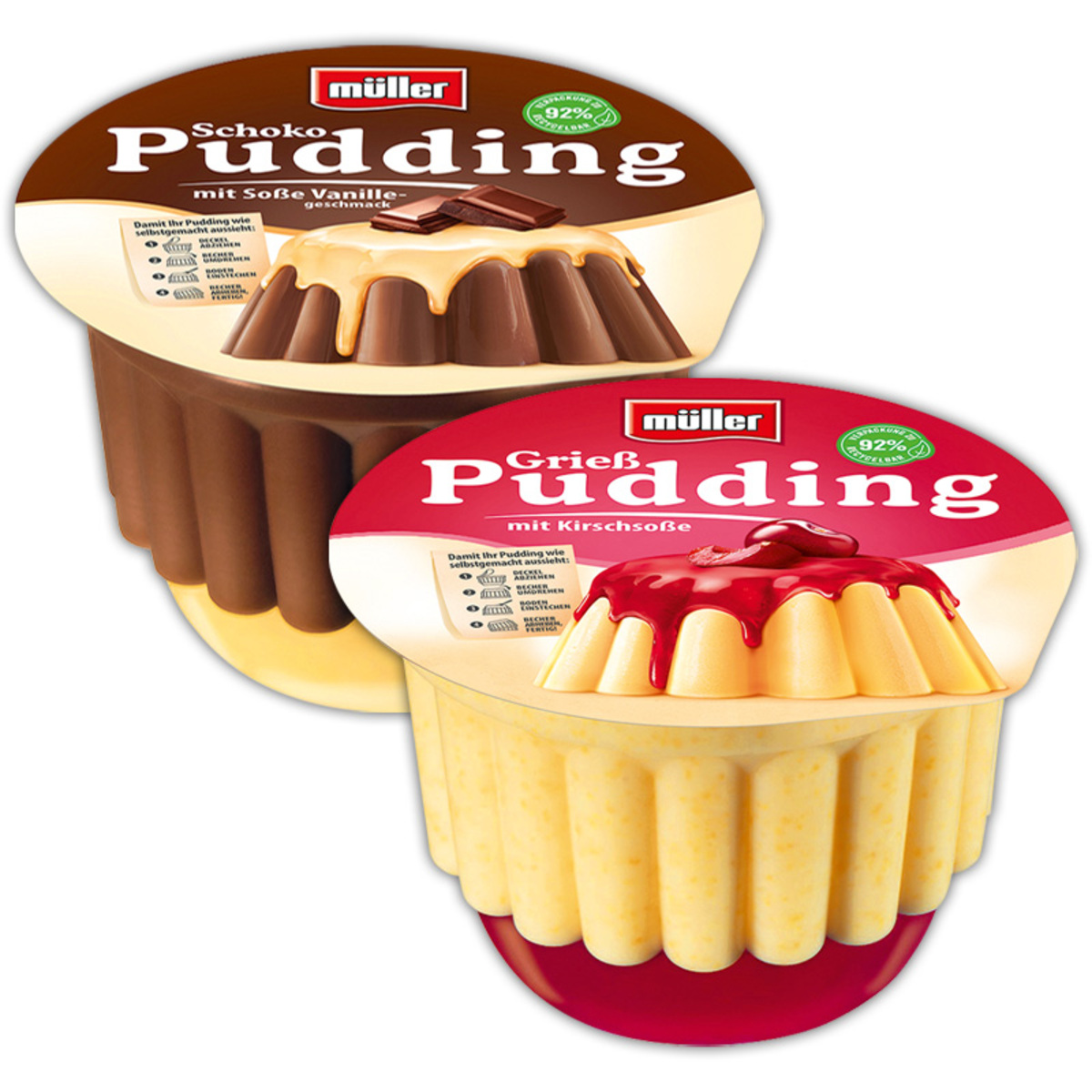 Bild 1 von Müller Pudding mit Soße