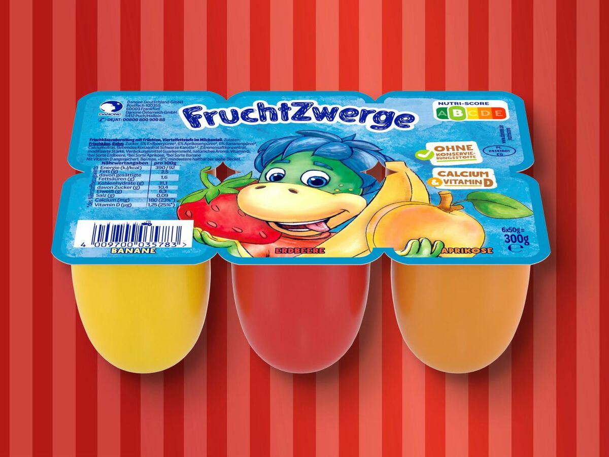 Bild 1 von Danone FruchtZwerge, 
         3x 70/6x 50 g