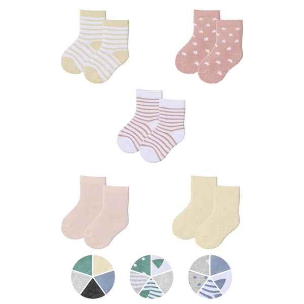 Bild 1 von LILY & DAN Baby-Socken, 5 Paar